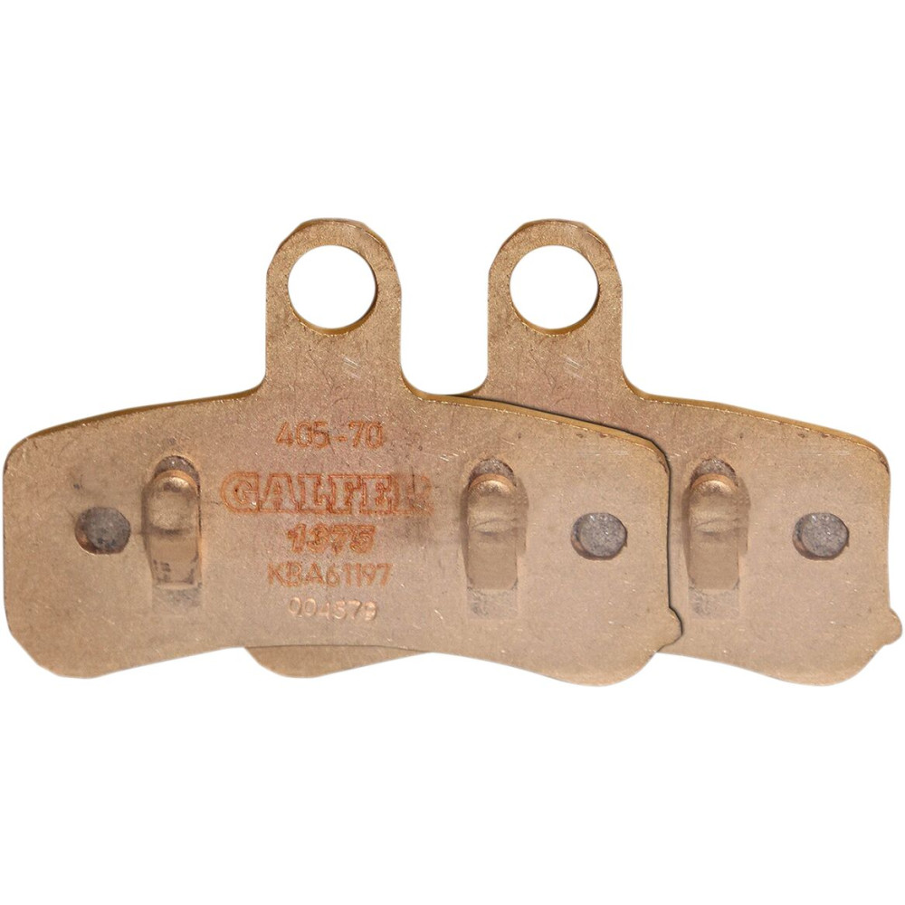 Plaquettes de frein Métal Fritté Galfer