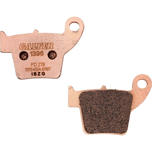 Plaquettes de frein Métal Fritté Galfer - HM / Honda / TM Racing