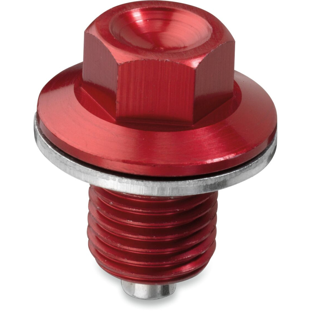 Bouchon de vidange magnétique rouge - M12 x 150 longueur 17mm