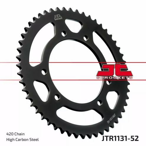 Couronne JT Sprockets acier standard - 420 - 52 dents