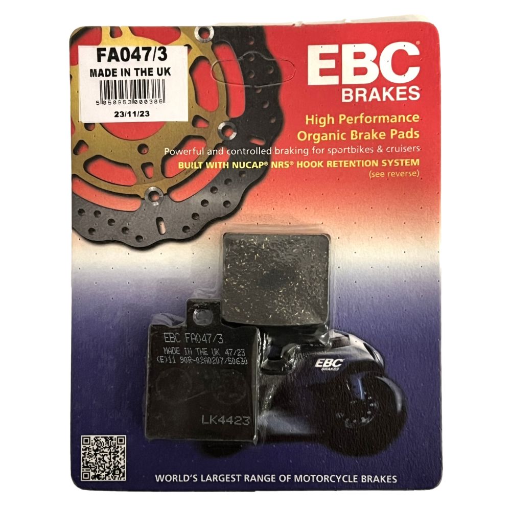 Plaquettes de frein arrière EBC Organic FA047/3