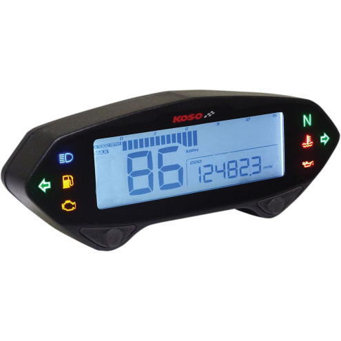 Compteur Multifonctions KOSO DB-01RN LCD – Noir Universel