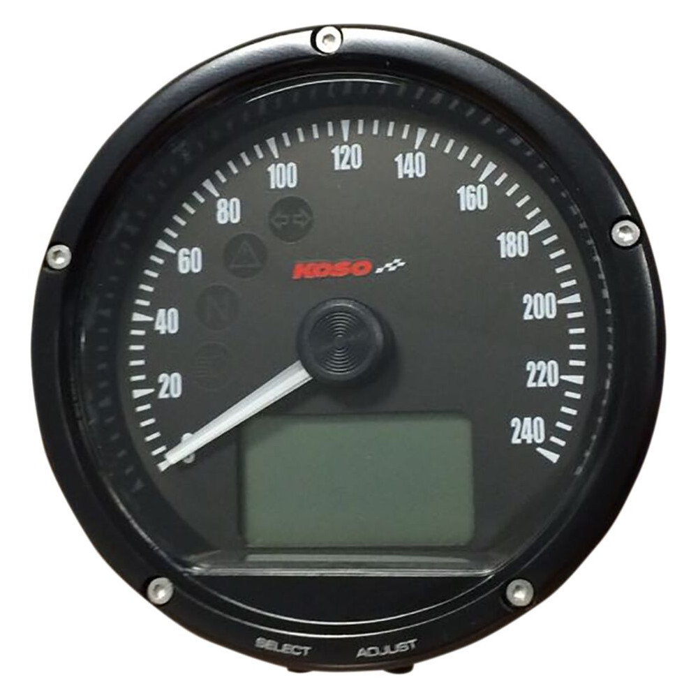 Compteur de vitesse KOSO D75 noir