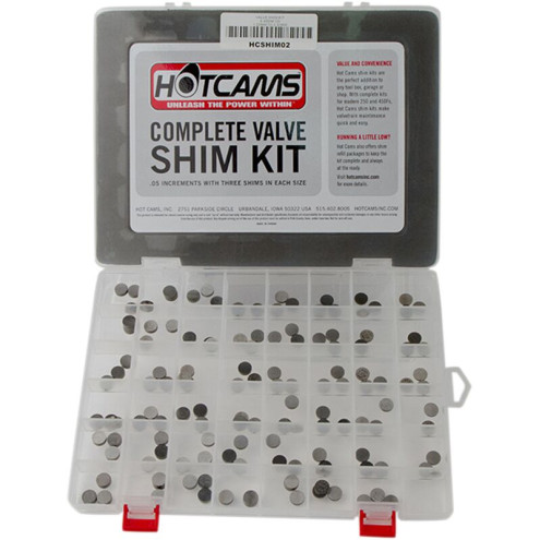 Pastilles de soupape HOT CAMS Ø10,0 x 1.85 to 3.25mm - kit complet