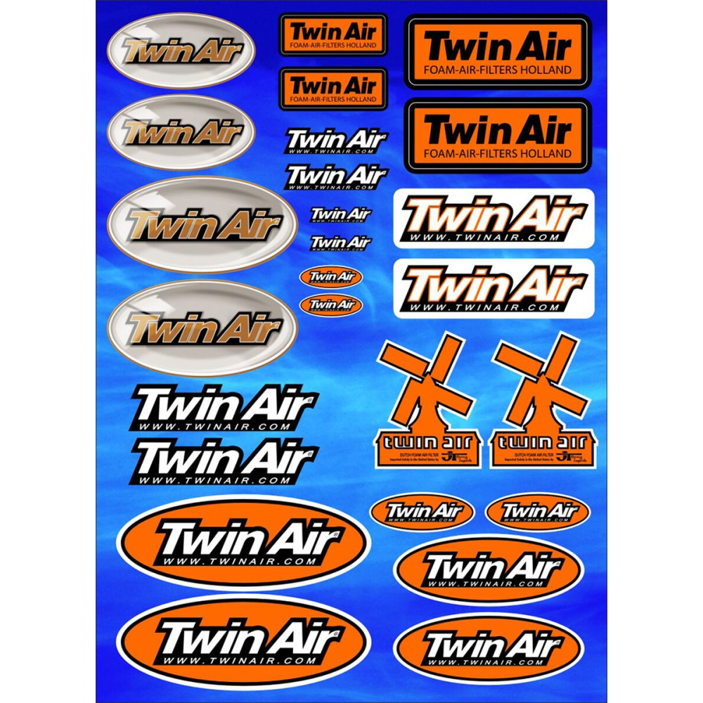 Planche d'autocollants TWIN AIR 2014