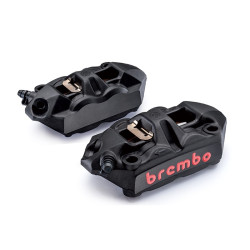 Pack 2 Etrier Brembo radial monobloc moulé entraxe 100mm M4 noir