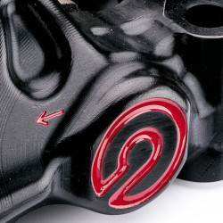 Pack 2 Etrier Brembo radial taillé masse entraxe 100mm .484 Café Racer noir