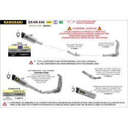 Collecteur Arrow Racing inox - Kawasaki ZX6R 636 2024-2025