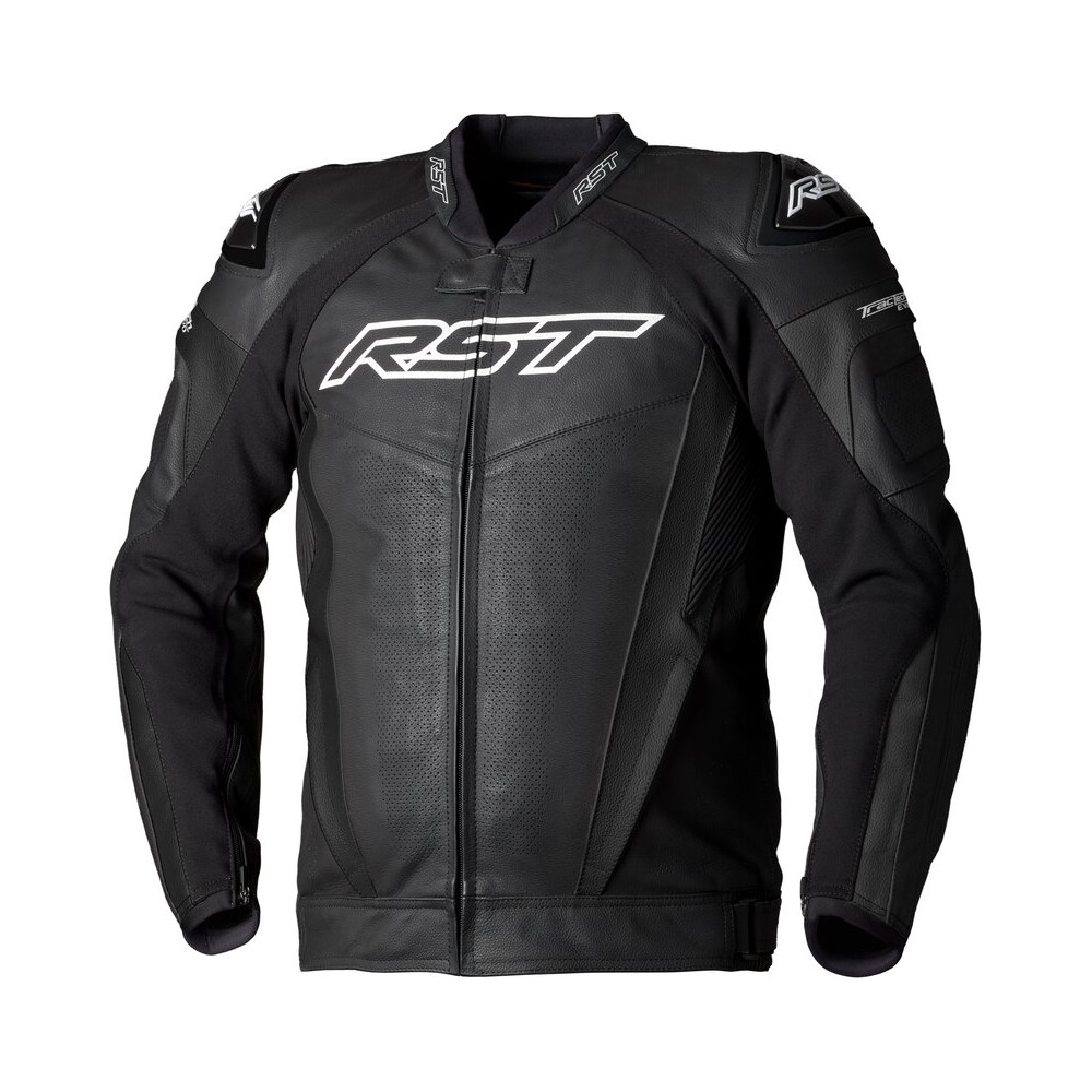 Veste cuir RST TracTech Evo 5 CE homme - noir/noir/noir