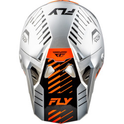 Casque FLY RACING Formula CP Slice - gris/orange/noir