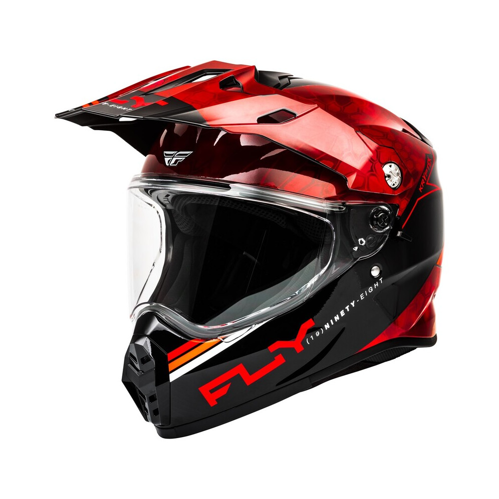 Casque FLY RACING Trekker Krypyek Conceal - rouge/noir