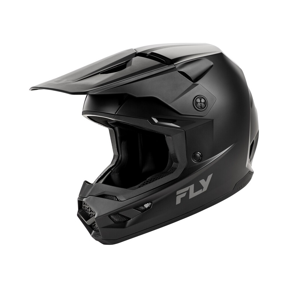 Casque enfant FLY RACING Kinetic Solid - noir mat
