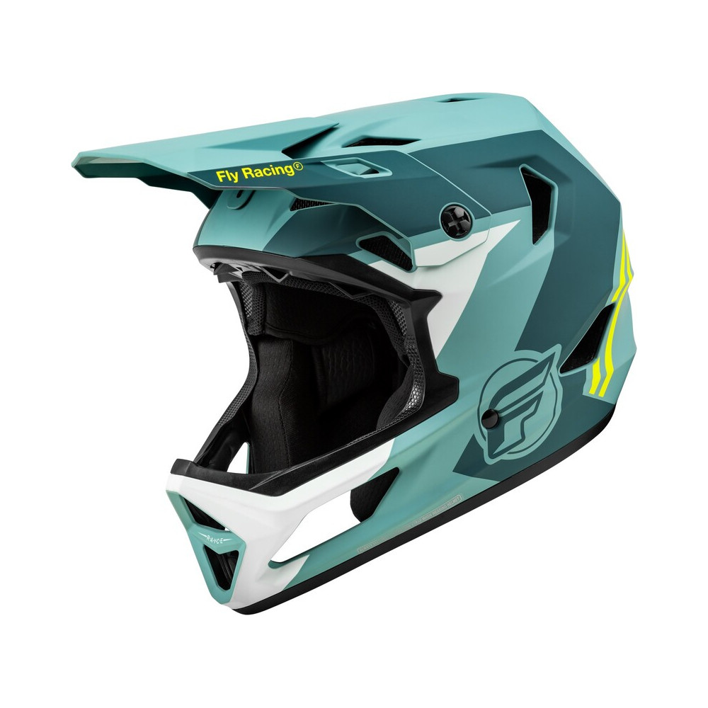 Casque vélo FLY RACING Rayce - Matte Blue Stone/Hi-Vis