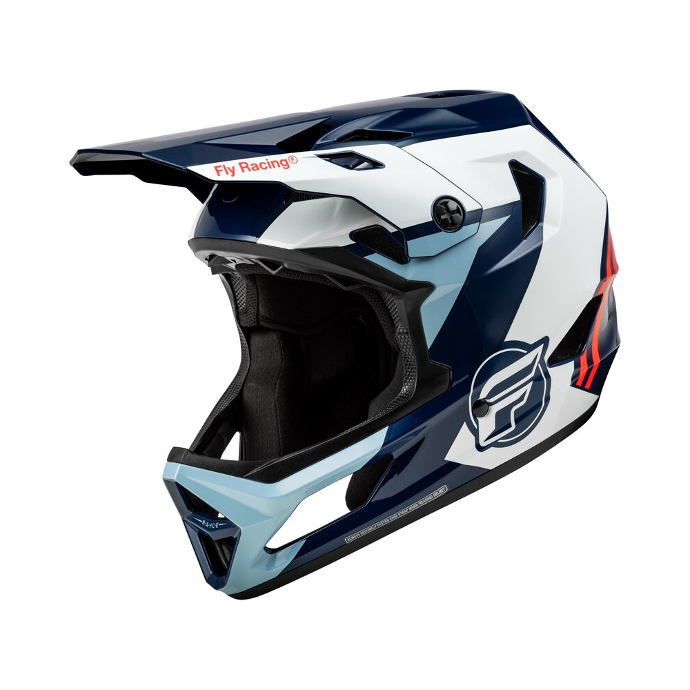 Casque vélo FLY RACING Rayce - rouge/blanc/bleu