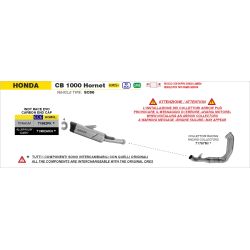 Silencieux Arrow Indy Race alu noir - Honda CB 1000 Hornet 2025-26