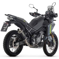 Silencieux Arrow Indy Race Evo Noir sortie carbone - CF Moto 450 MT 2025