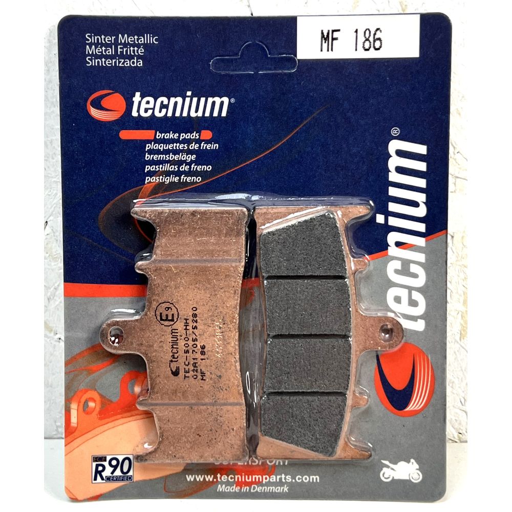 Plaquettes de frein TECNIUM Performance métal fritté - MF186