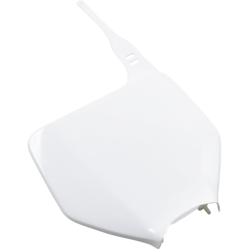 Plaque numéro frontale UFO blanc Kawasaki KX125/250