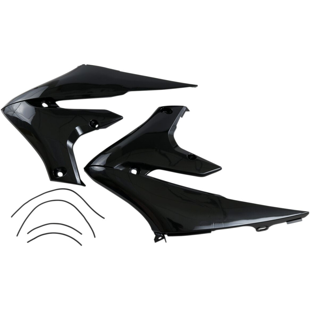 Ouïes de radiateur UFO noir Yamaha YZF450F