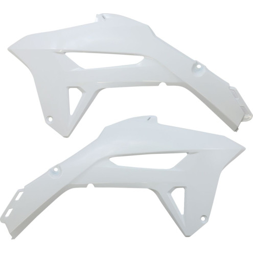 Ouies de radiateur UFO blanc Honda CRF 250/450 R