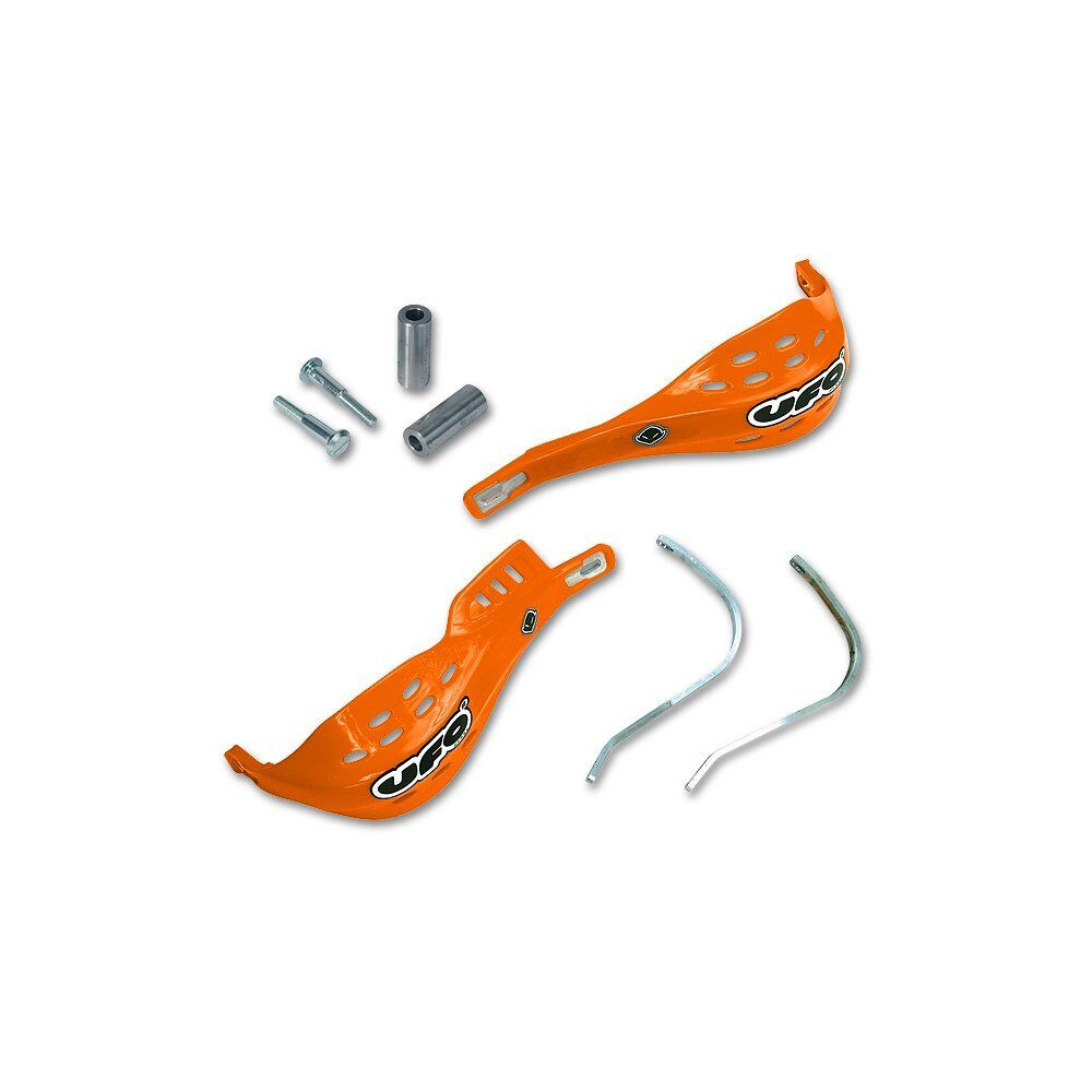 Protège-mains UFO Jumpy supermotard Ø28mm Orange KTM