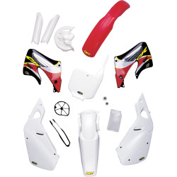 Garde-boue avant UFO blanc Honda CR125R/250R/500R