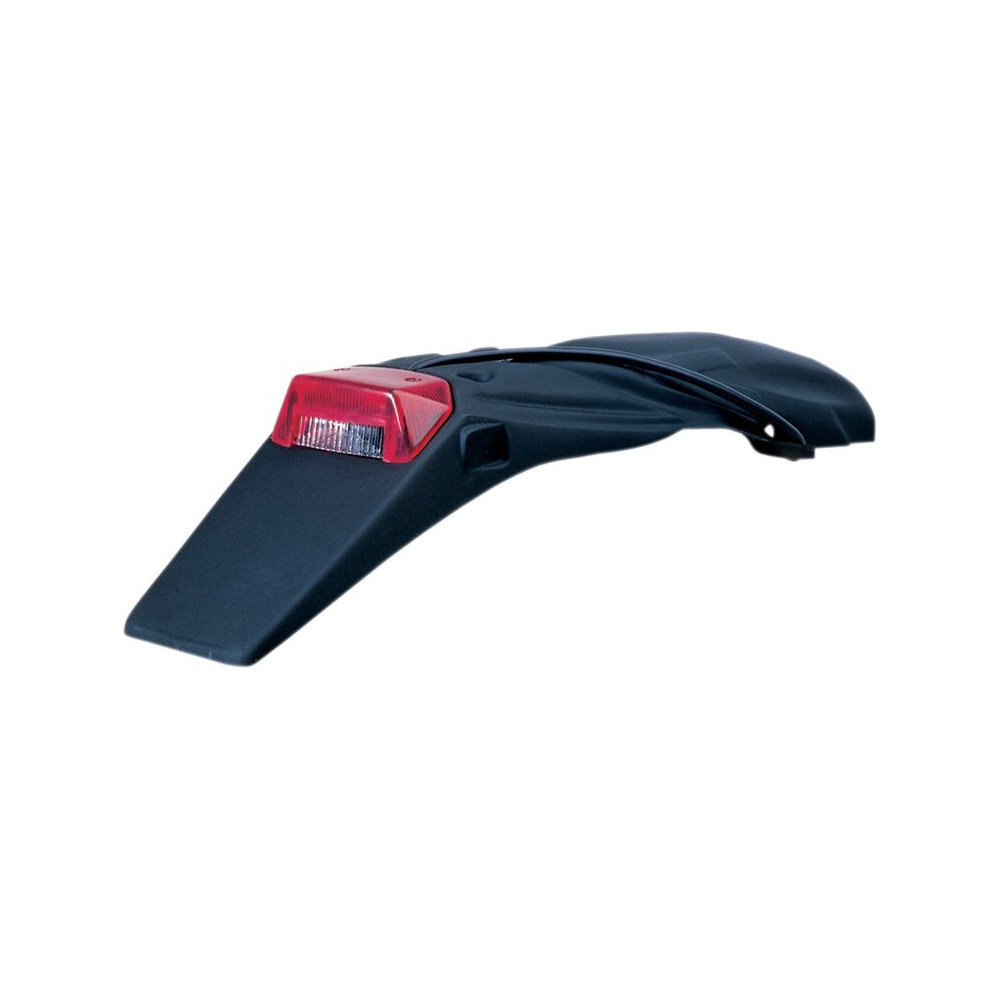 Bavette support de plaque UFO noir feu integré 12V 21/5W KTM EXC