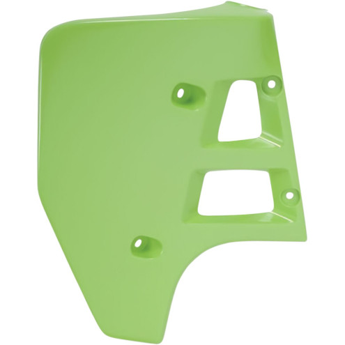 Ouïes de radiateur UFO vert Kawasaki KX125