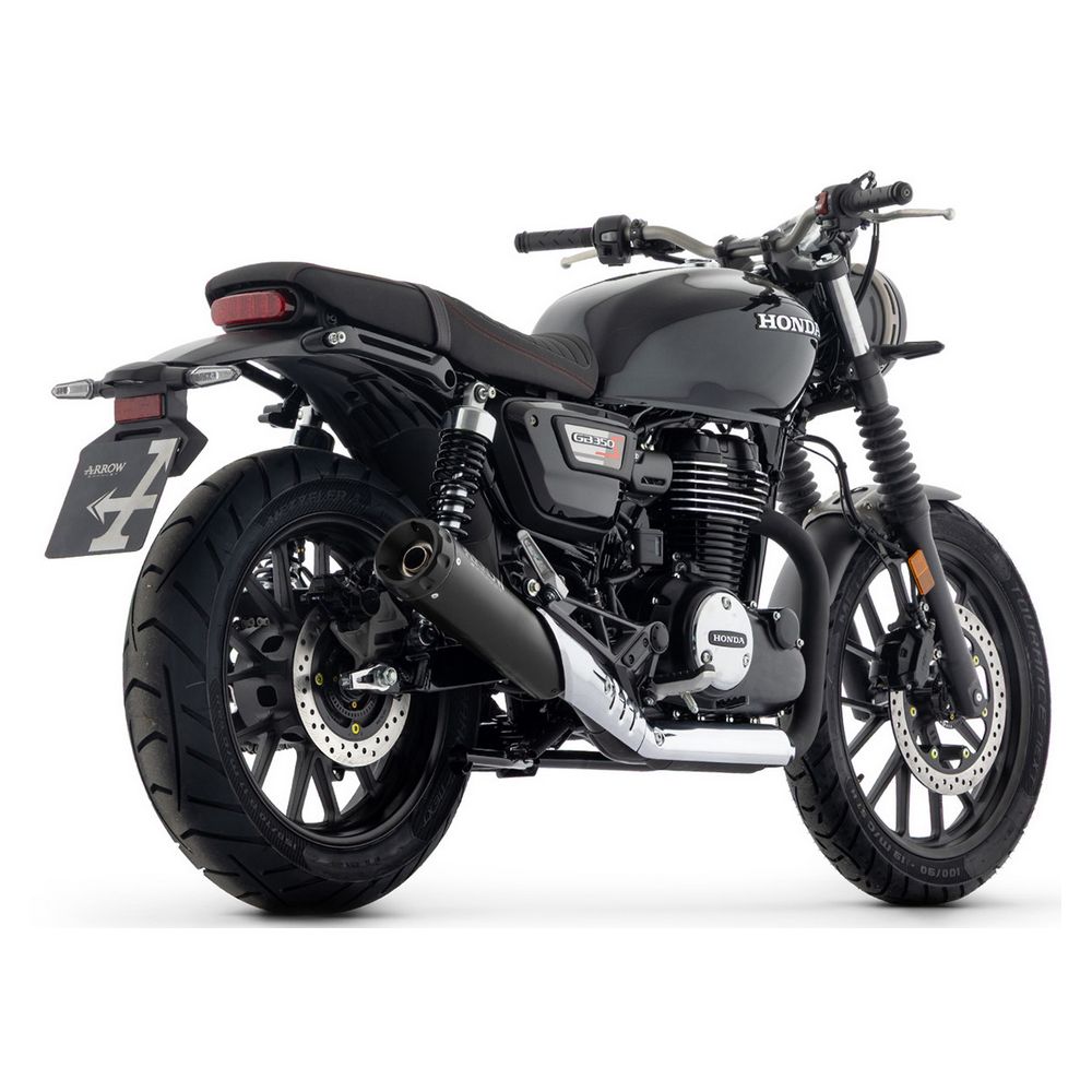 Silencieux Arrow Rebel Black embout noir - Honda GB 350 S 2025