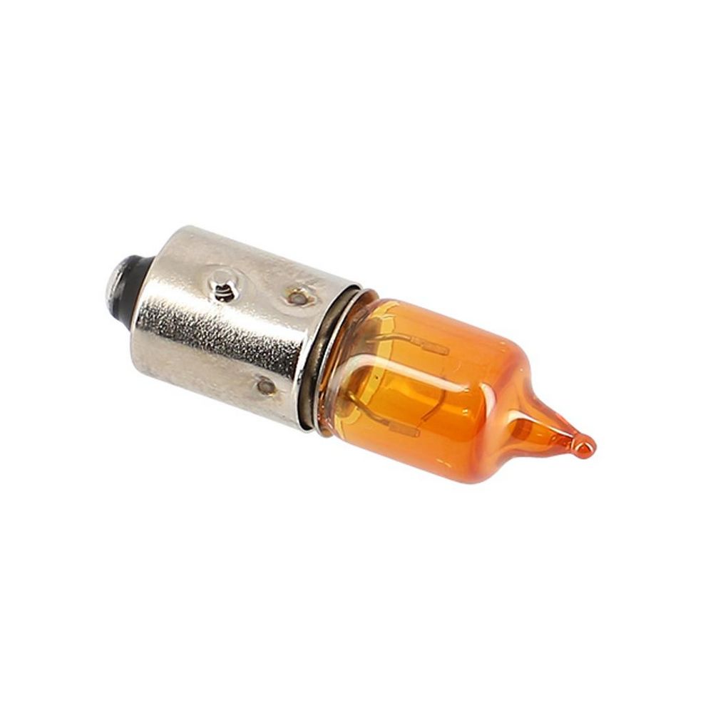 Ampoule BAZ9S 12V 6W - Orange avec ergot décalé