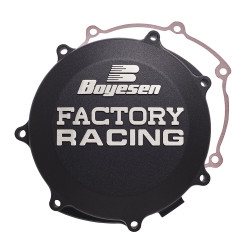 Couvercle de carter d'embrayage BOYESEN Factory Racing noir Yamaha YZ250