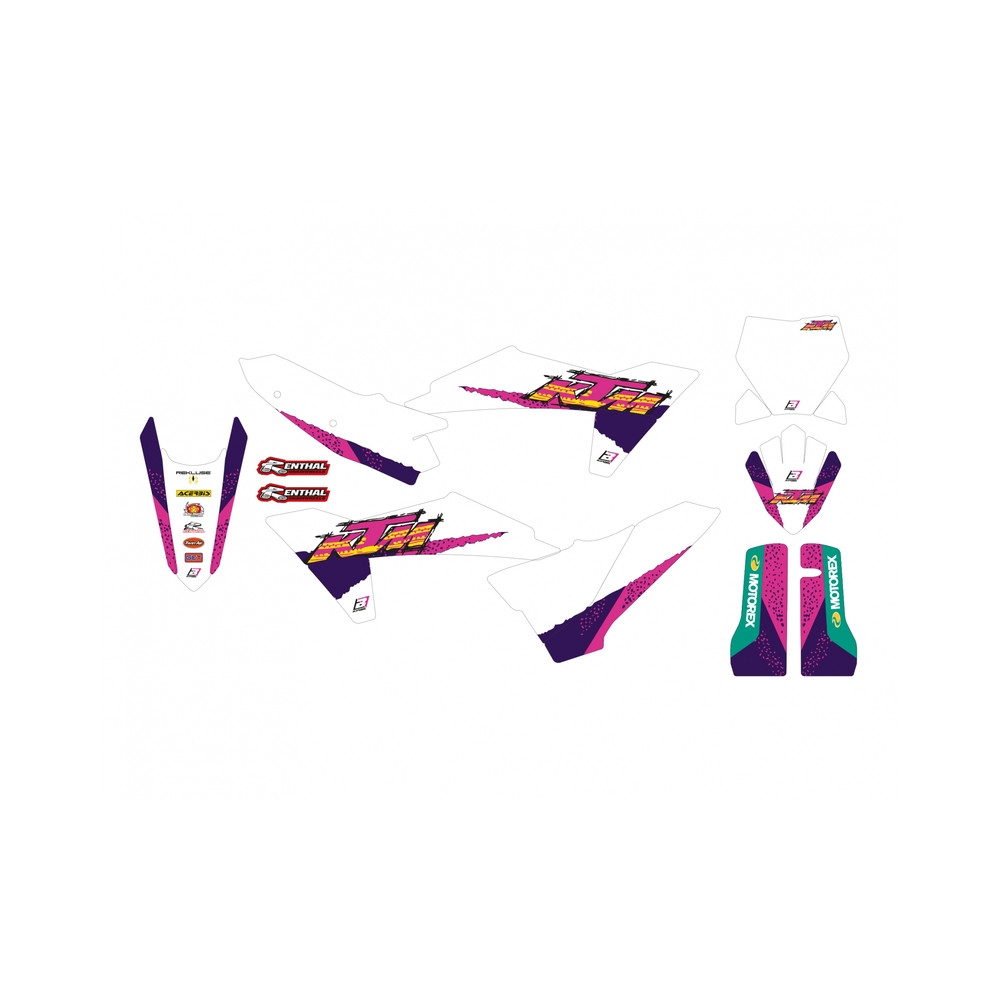 Kit déco BLACKBIRD Retro - KTM SX/SX-F