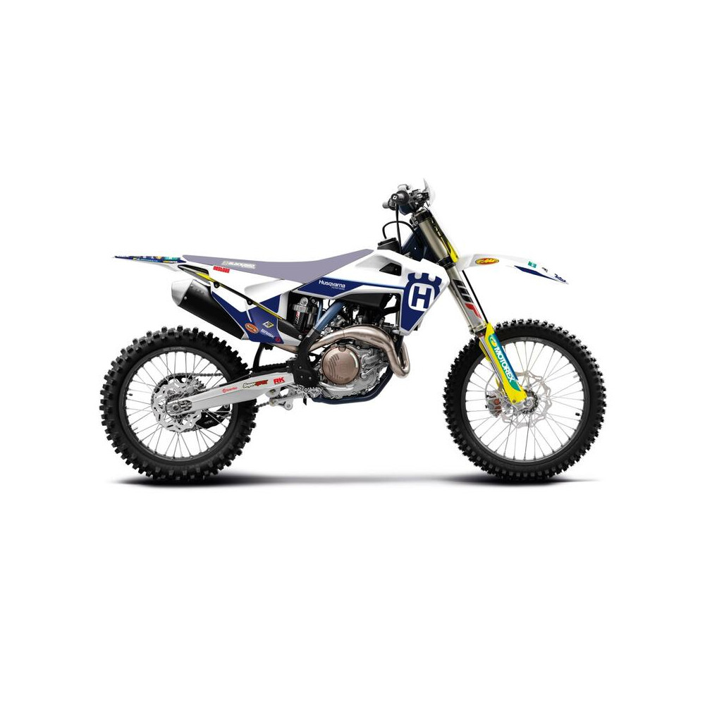 Kit déco BLACKBIRD Replica Factory Team pour Husqvarna