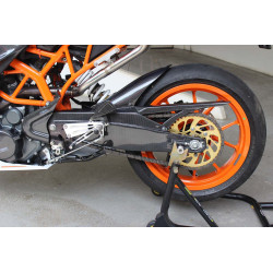 Garde boue arrière / Carter chaine / bras oscillant carbone KTM RC 125/200/390 2013-21