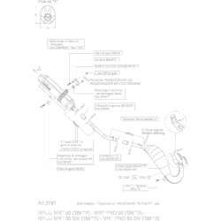 Échappement Leovince 3281 - Rieju MRT 50 CROSS / MRT 50 CROSS PRO / MRT 50 SM PRO / MRT 50 SM