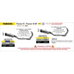 Ligne Arrow Racing Indy Race EVO titane - Yamaha Tracer 9 2025
