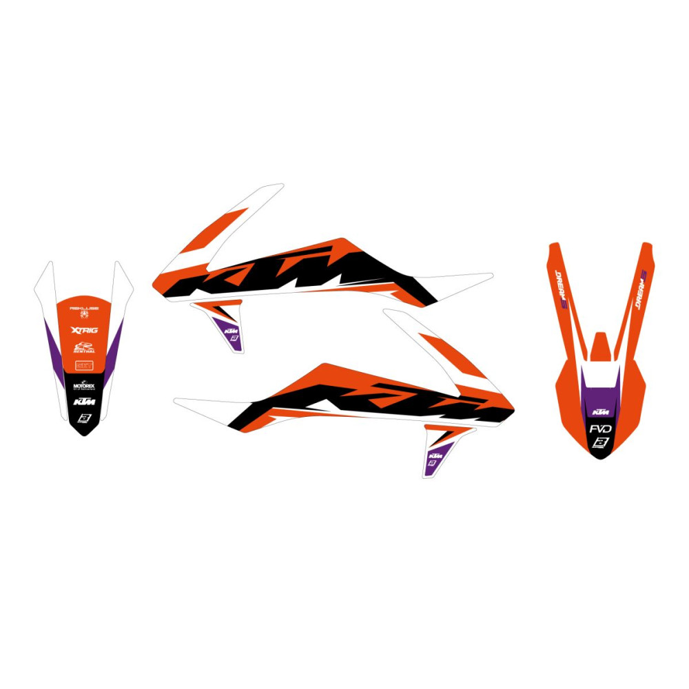 Kit déco Blackbird Racing