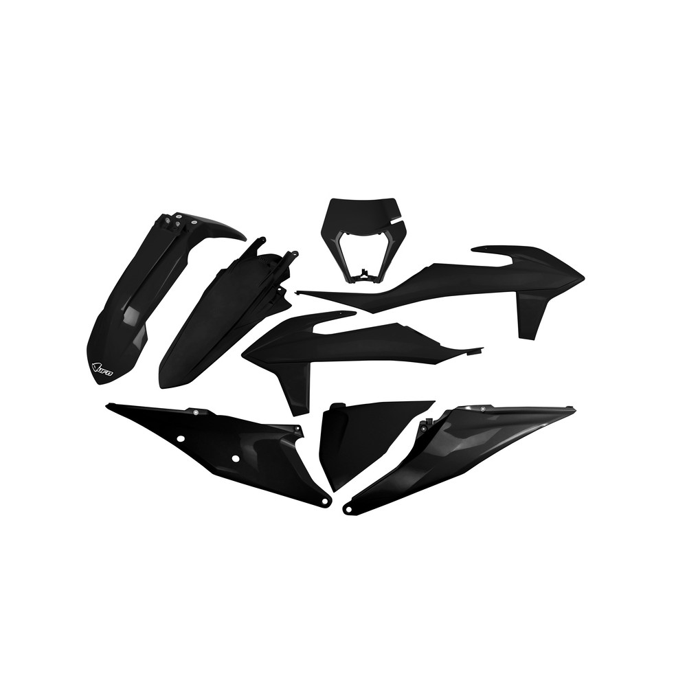 Kit plastiques UFO noir KTM EXC/EXC-F