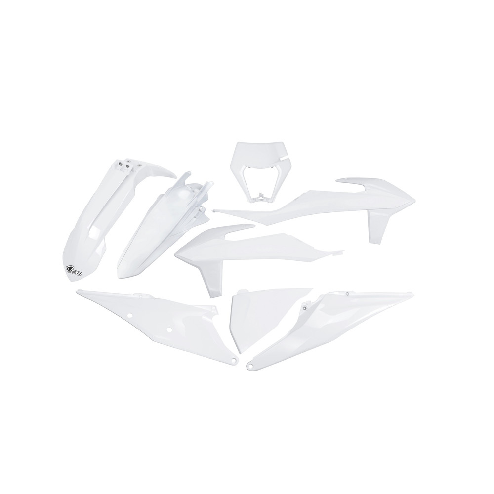Kit plastiques UFO blanc KTM EXC/EXC-F