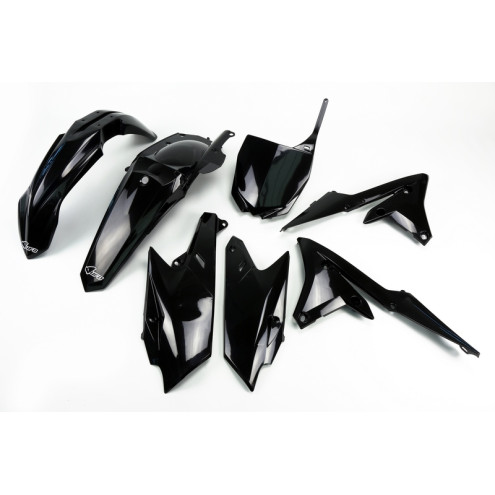 Kit plastique UFO noir Yamaha YZ250F/450F