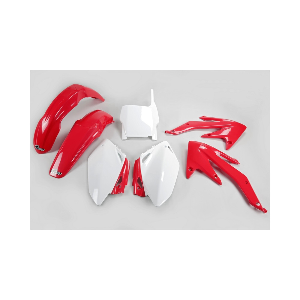 Kit plastique UFO couleur origine rouge/blanc Honda CRF450R