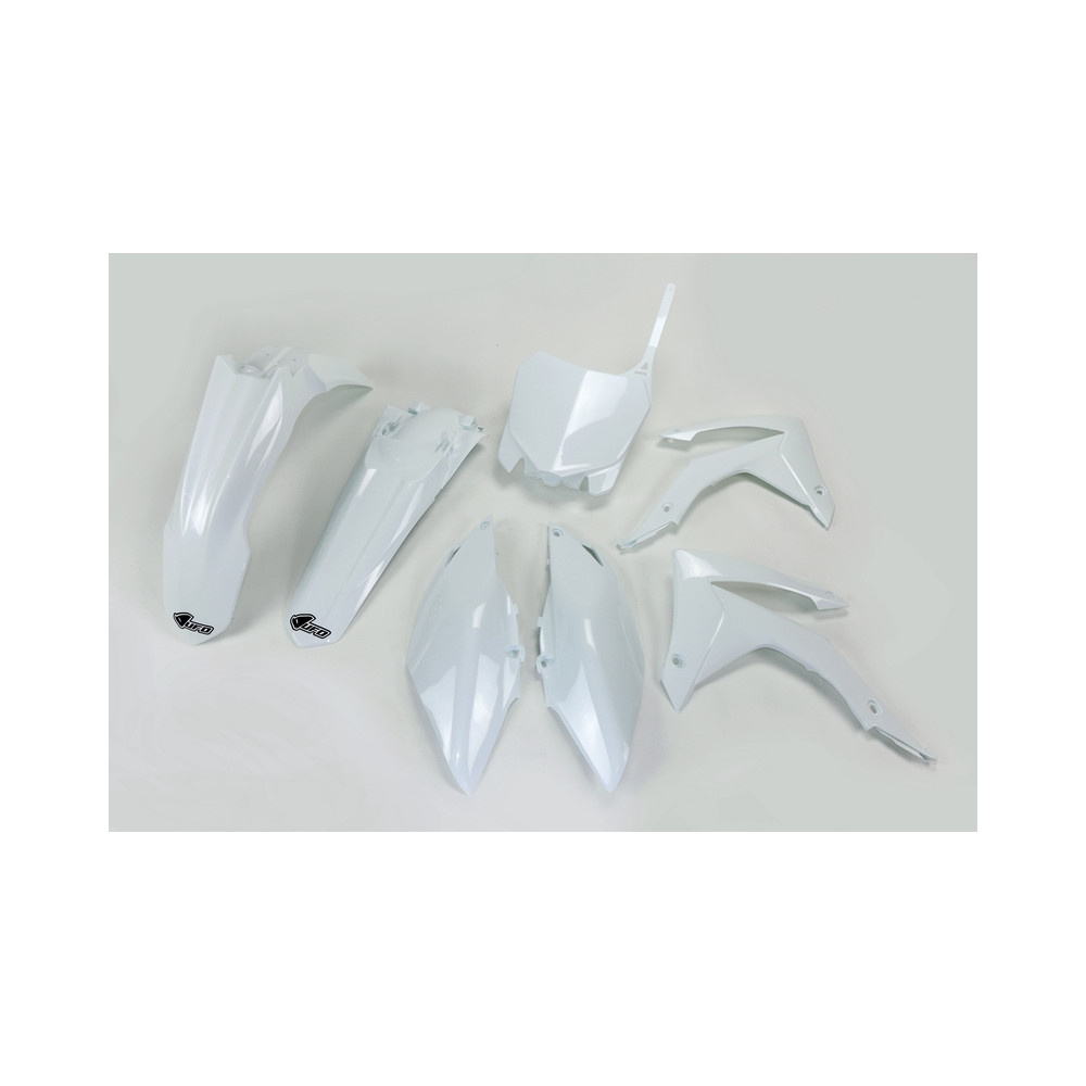 Kit plastique UFO blanc Honda CRF250R/CRF450R