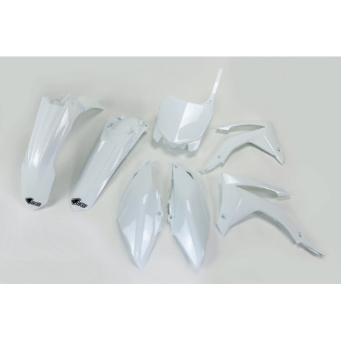 Kit plastique UFO blanc Honda CRF250R/CRF450R
