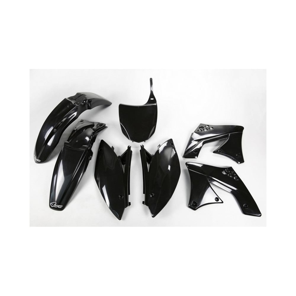 Kit plastique UFO noir Kawasaki KX 250 F 2009-12