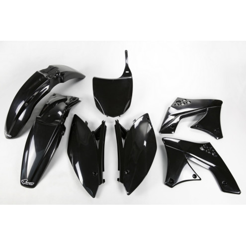 Kit plastique UFO noir Kawasaki KX 250 F 2009-12