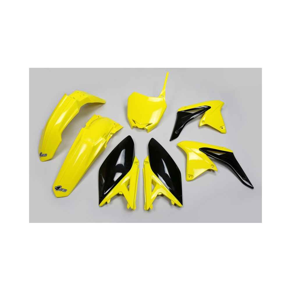 Kit plastique UFO origine (2017) jaune/noir Suzuki RM-Z250