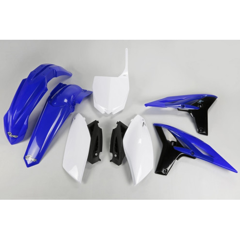 Kit plastique UFO couleur origine bleu/blanc - Yamaha YZ250F 2010