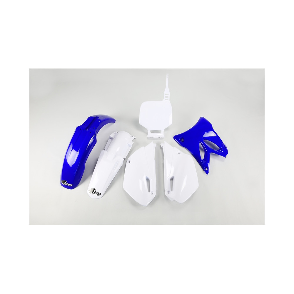 Kit plastique UFO couleur origine bleu/blanc Yamaha YZ85