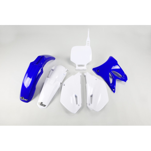 Kit plastique UFO couleur origine bleu/blanc Yamaha YZ85