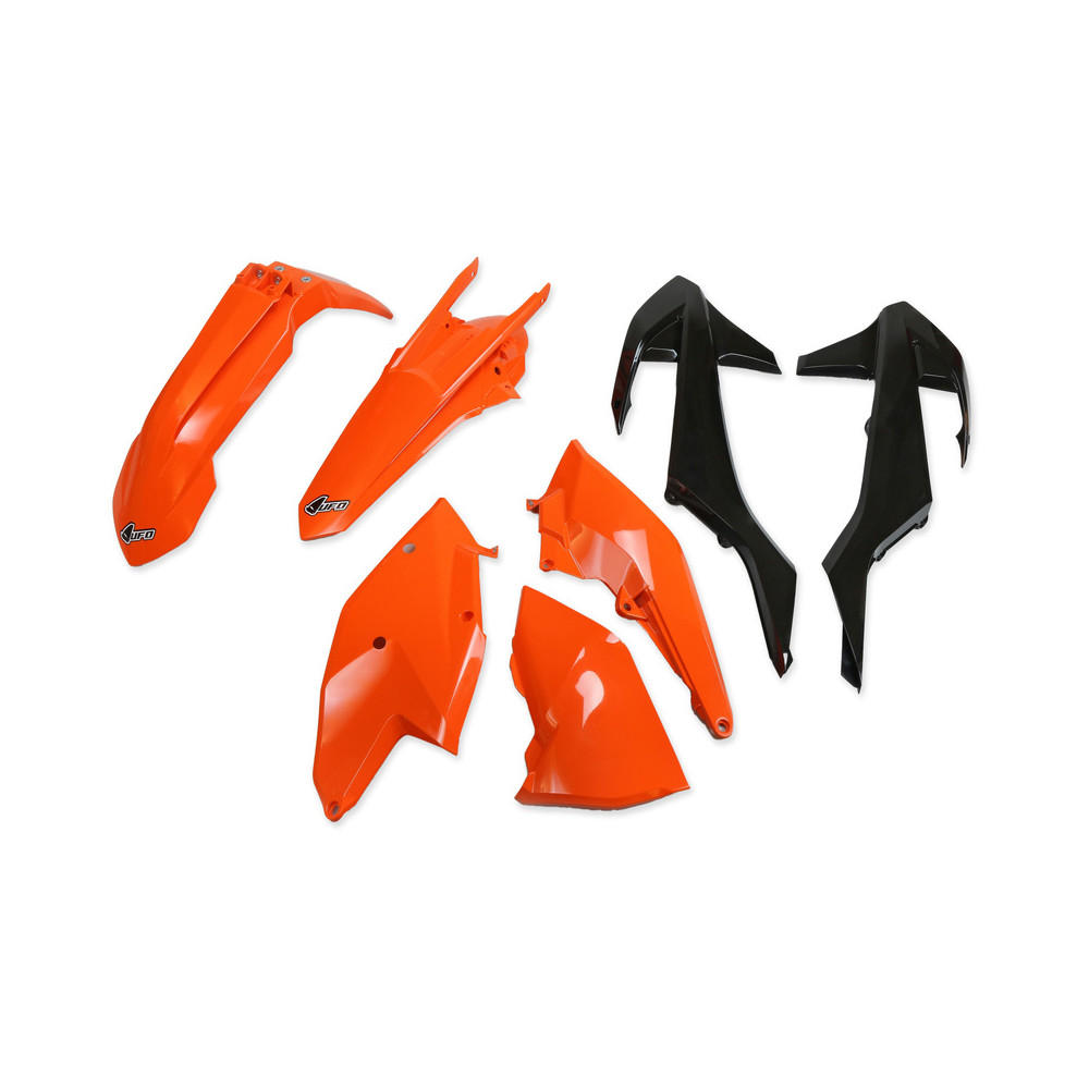 Kit plastique UFO origine (2017) orange/noir/blanc KTM